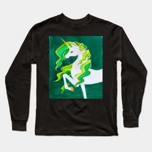 St. Patrick’s Lucky Unicorn Long Sleeve T-Shirt